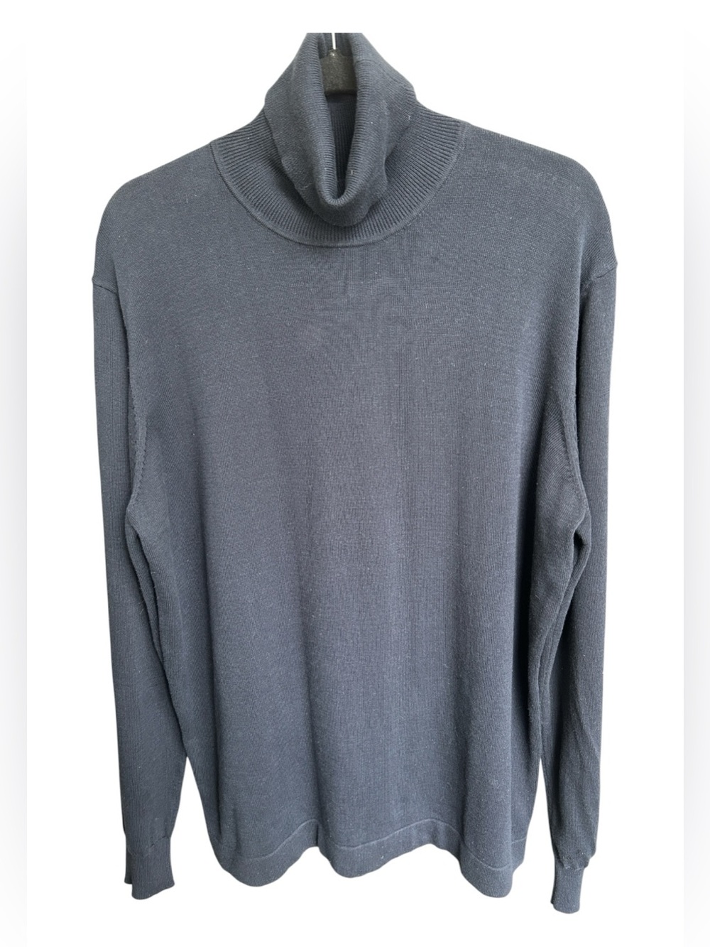 Hudson North Navy Turtleneck Sweater 100% Cotton Men's Size Large NEW